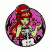 Zombie Girl Moon Glow Enamel Pin - Kreepsville