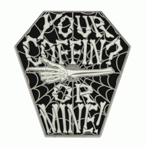 Your Coffin or Mine Spinning Enamel Pin - Kreepsville