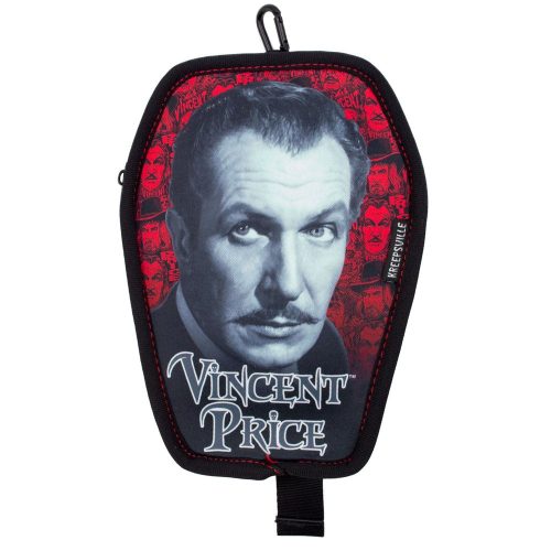 Vincent Price Red Repeat Coffin Clip Pouch - Kreepsville