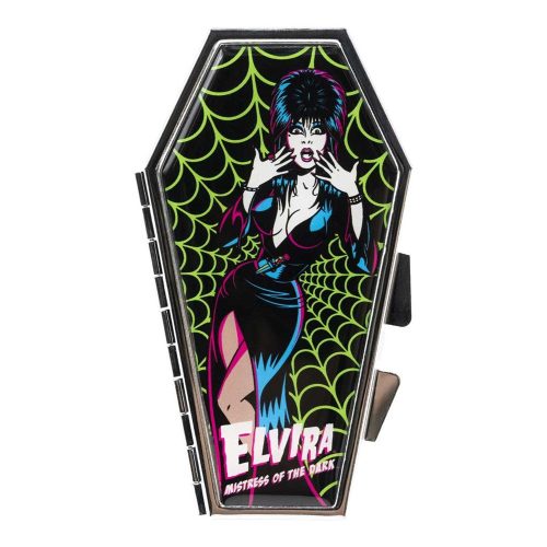 Elvira Neon Web Coffin Compact - Kreepsville