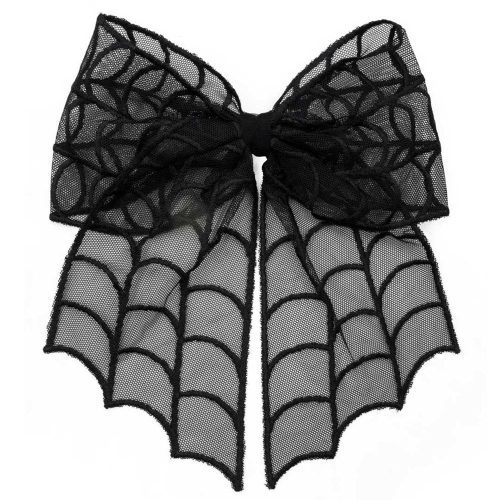 Spiderweb Lace Hair Bow - Kreepsville