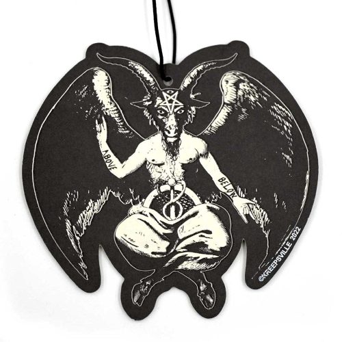 Baphomet Glow In The Dark Air Freshener - Kreepsville