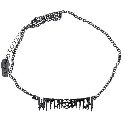 Witch Bitch Text Necklace - Kreepsville