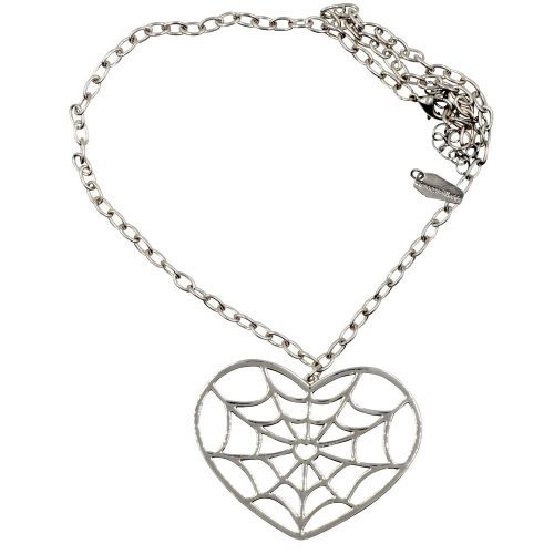 Web Heart Necklace - Kreepsville